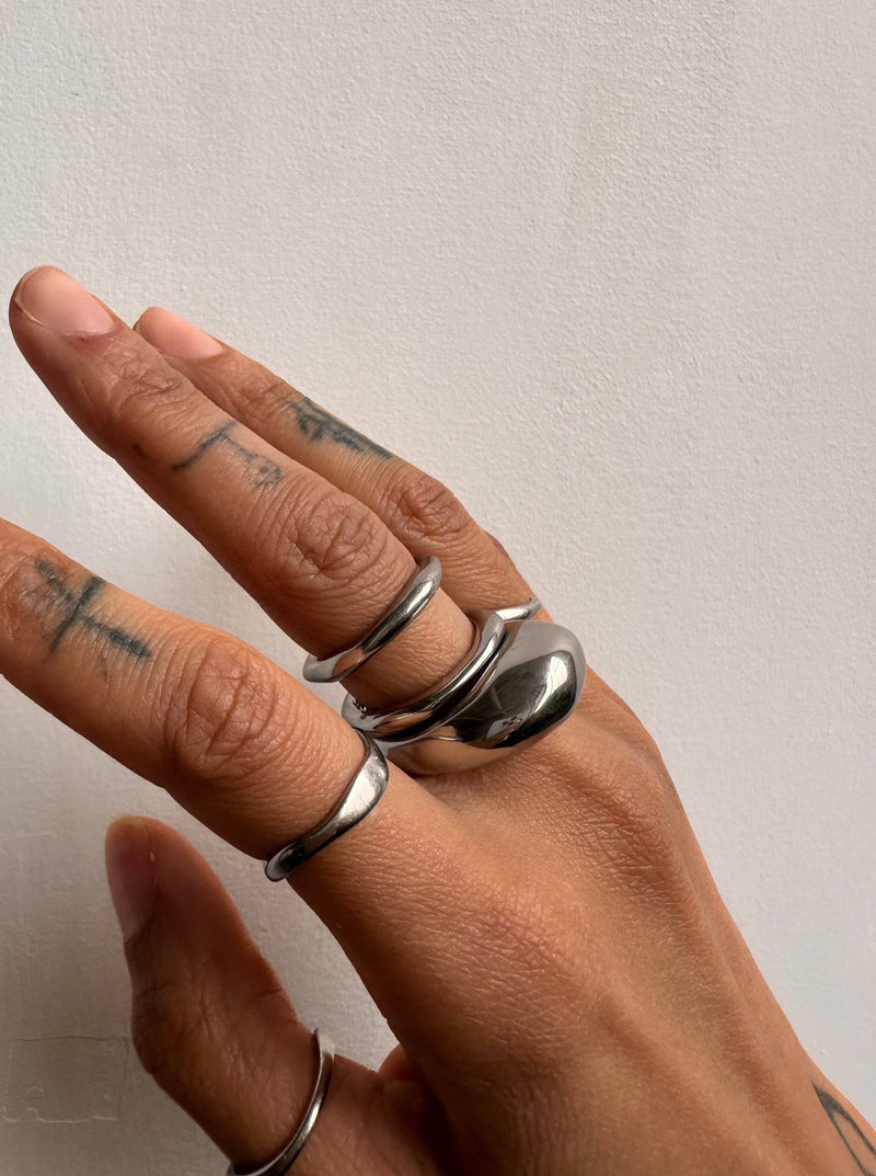 Jupiter In Scorpio  |Silver| Ring Set