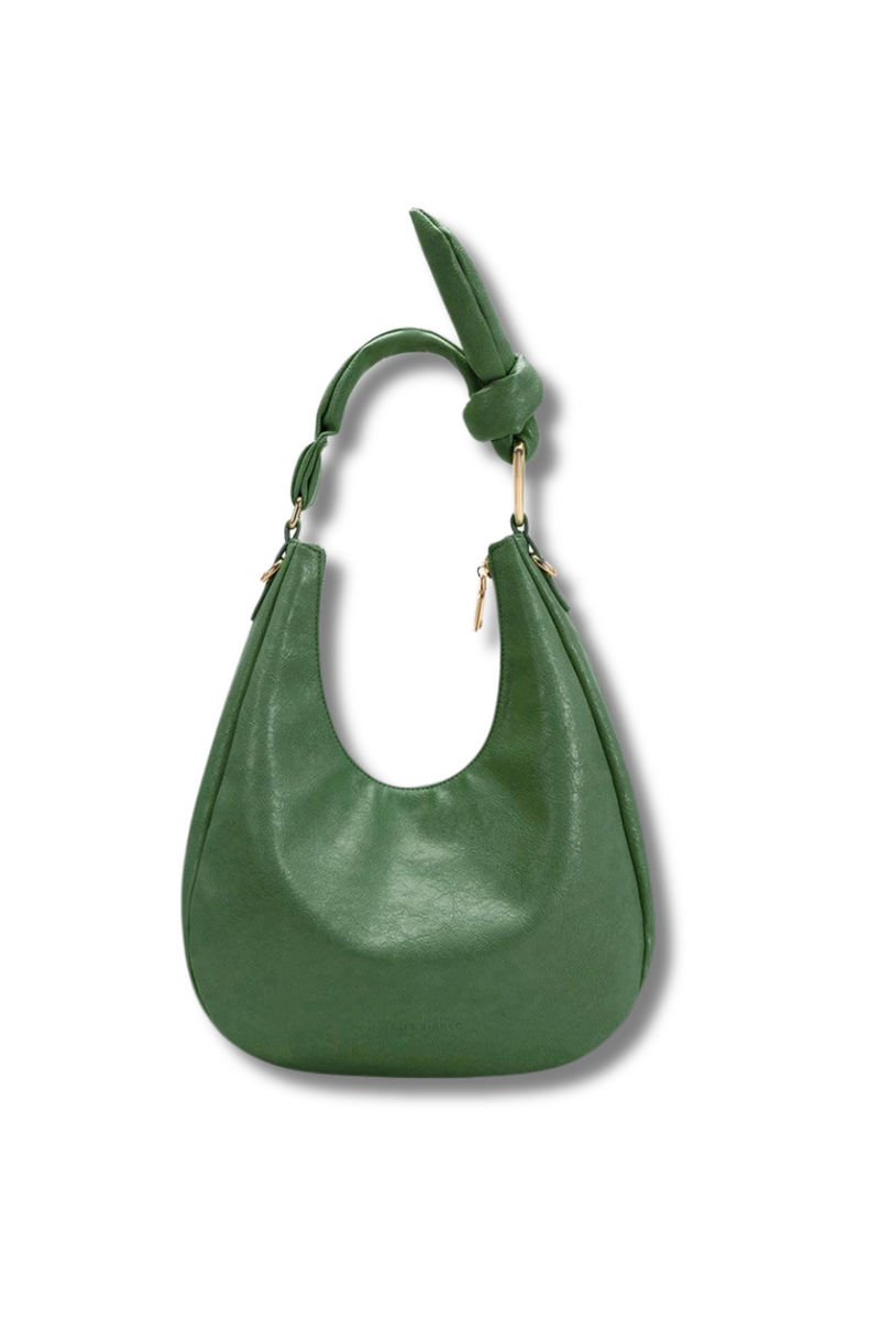 Lilie Green Recycled Vegan Shoulder Bag