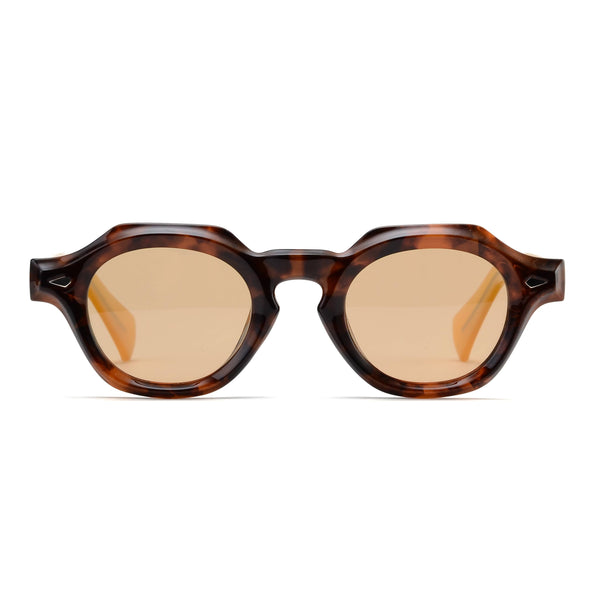 LAMAR |Tortoise | Yellow Temples | Brown Lens