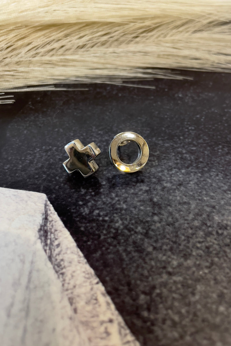 XO Sterling Silver Post Earrings