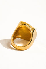 Calypso 18k Gold Natural Shell Statement Ring